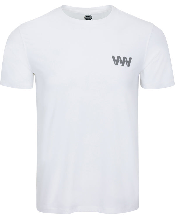 Wringer Wear Men's Logo Performance Tee | White