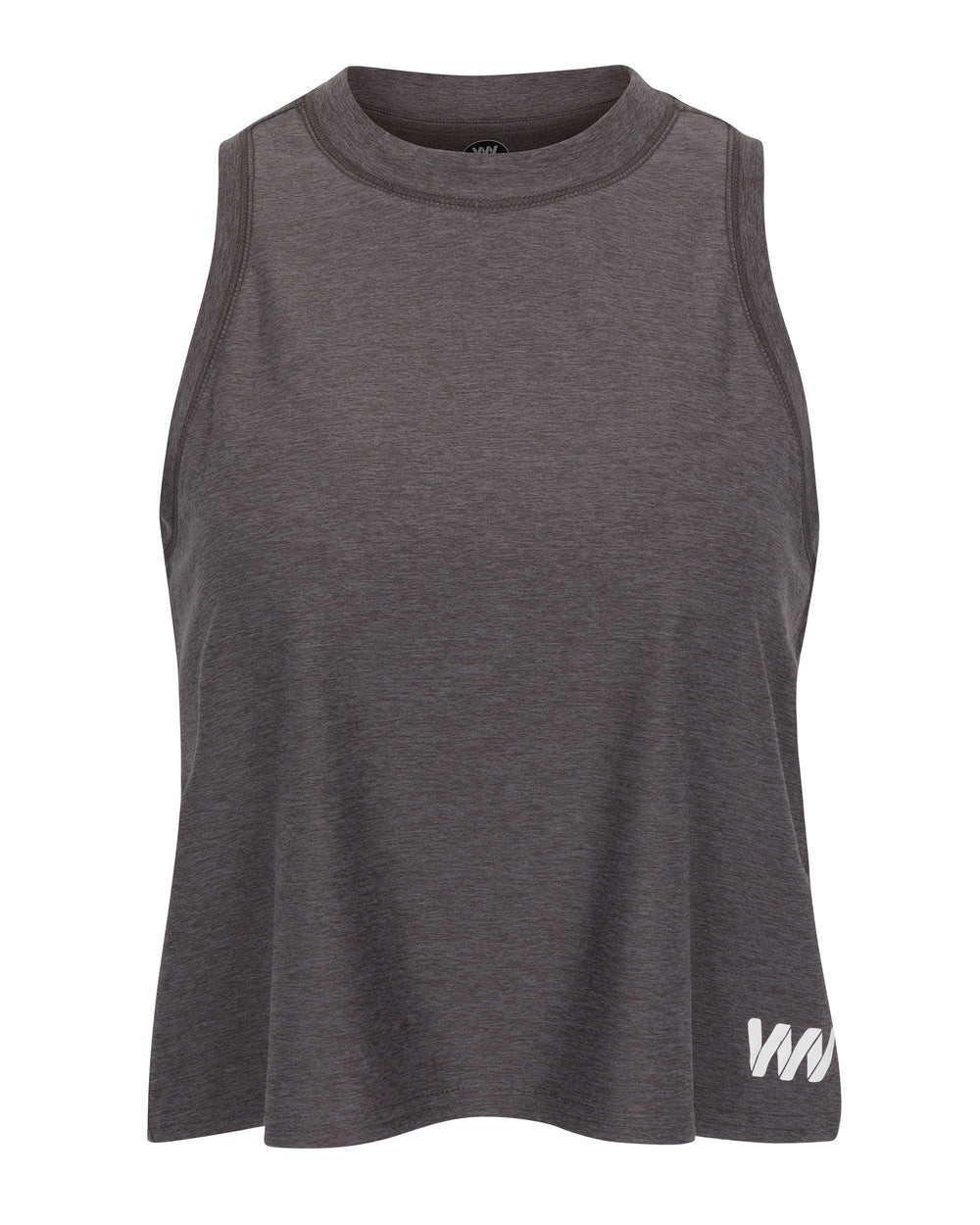 Wringer Wear Women's Logo Performance Tank | Heather Forged Iron