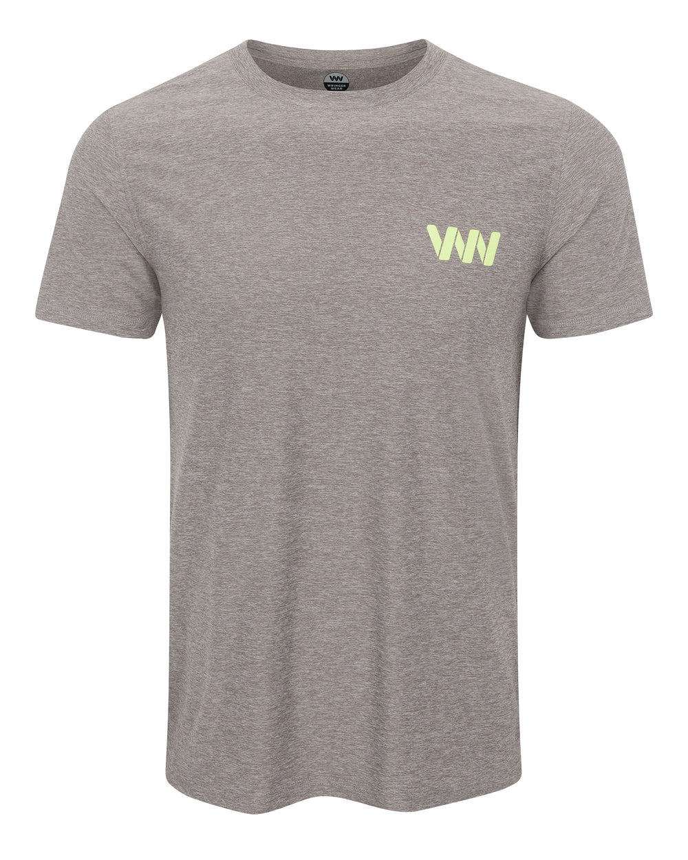 Wringer Wear Men's Logo Performance Tee | Heather Grey