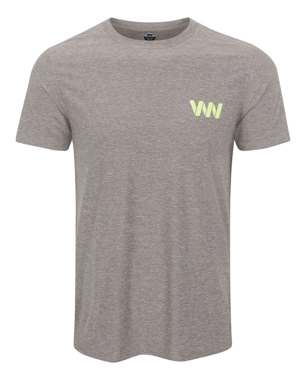 Wringer Wear Men's Logo Performance Tee | Heather Grey