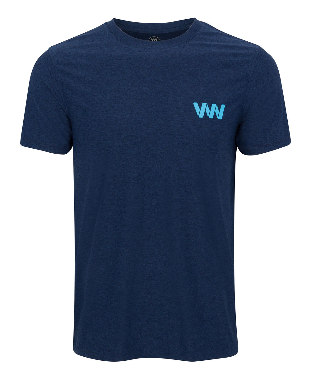 Wringer Wear Men's Logo Performance Tee | Heather Navy