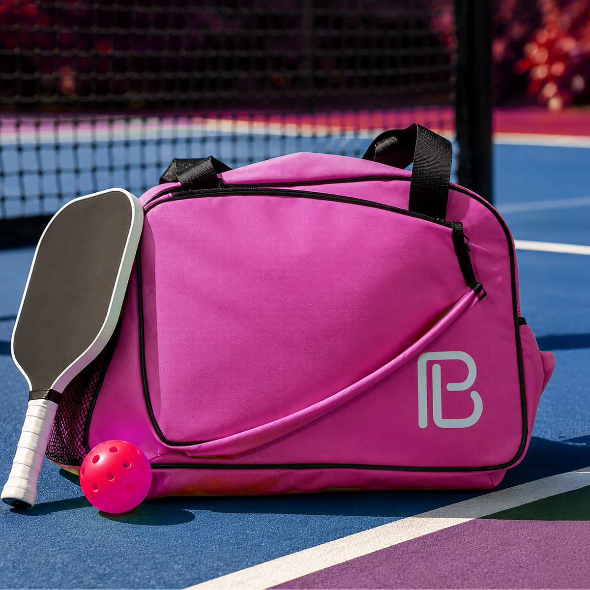 Pink Pickleball Duffel Bag