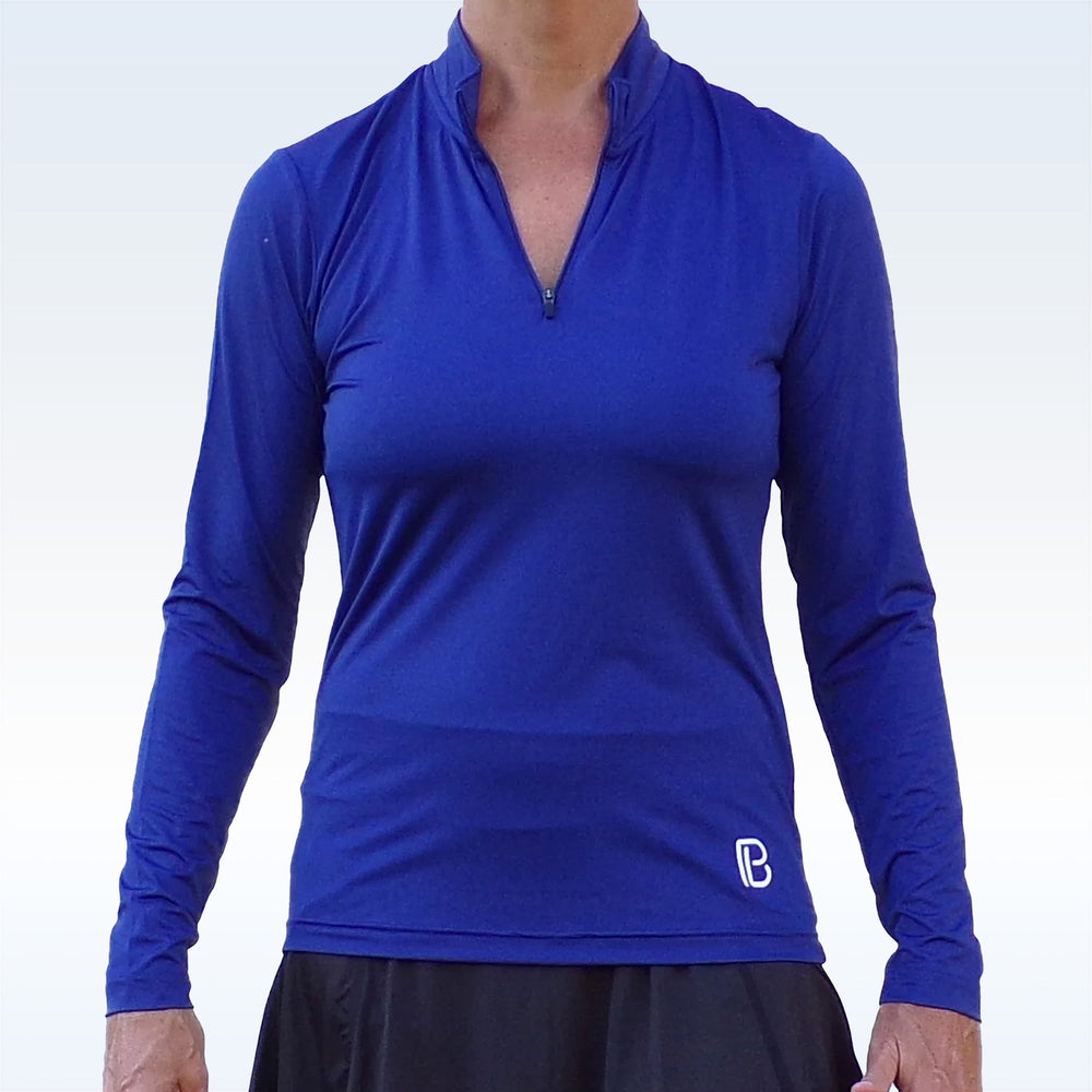Pickleball Bella Navy 1/4 Zip Pullover