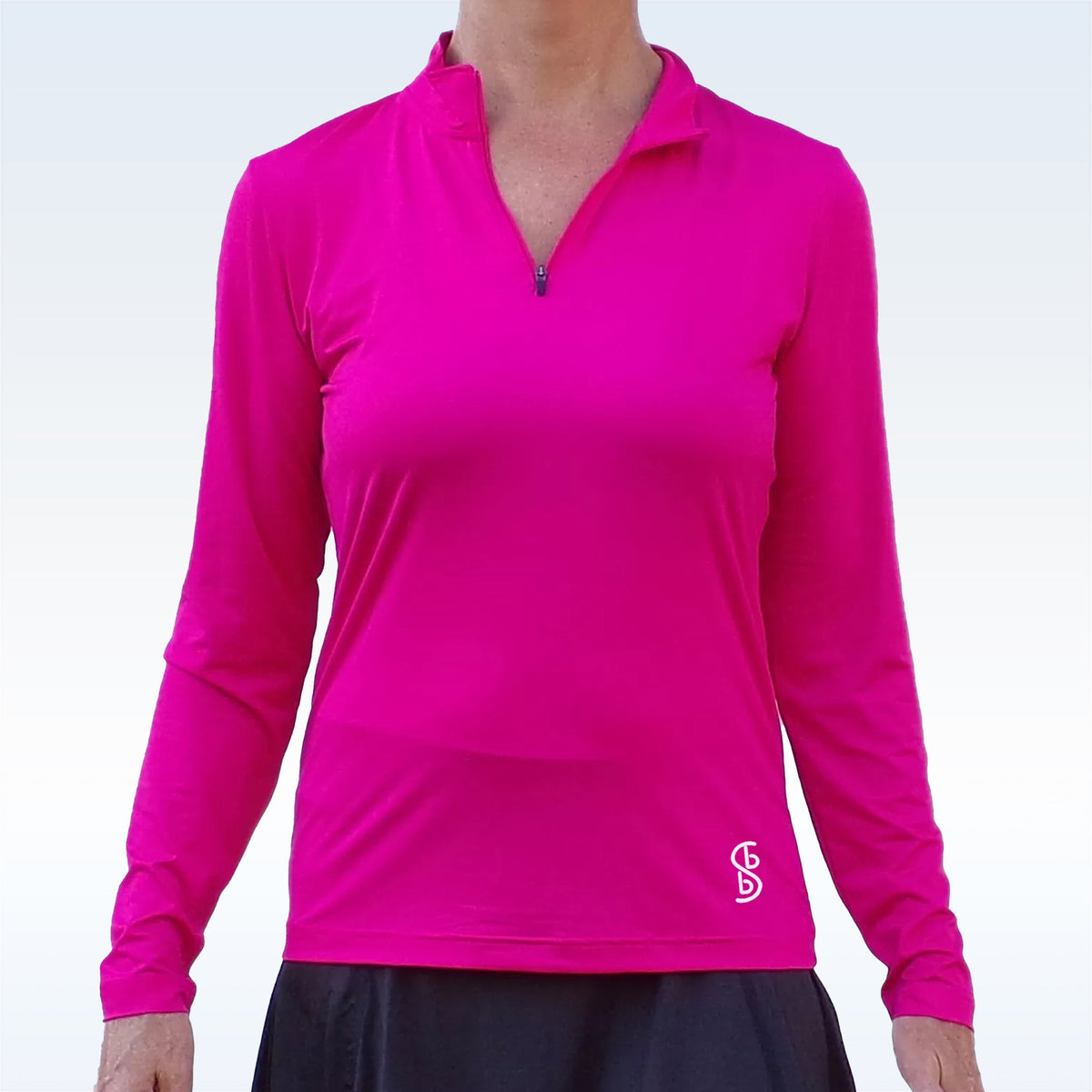 Pink 1/4 Zip Pullover
