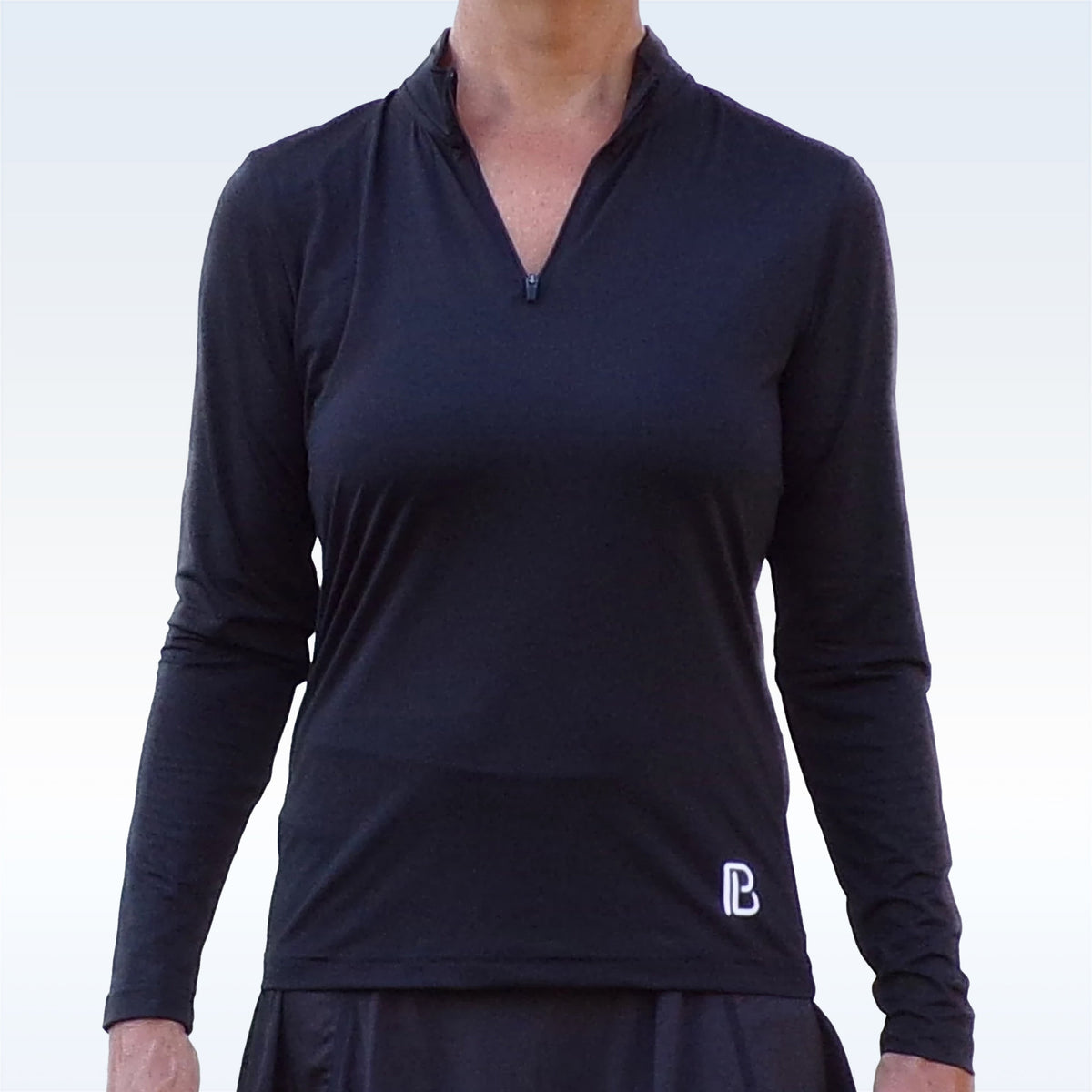 Black 1/4 Zip Pullover