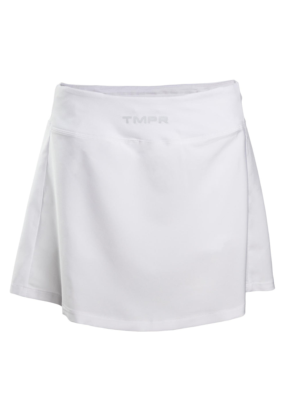 TMPR Women's Mid-Rise Performance Pickleball Skort | White