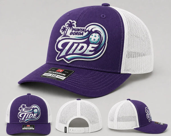 AFPL Official Punta Gorda Tide Team Trucker Hat | All Florida Pro League Pickleball Snapback