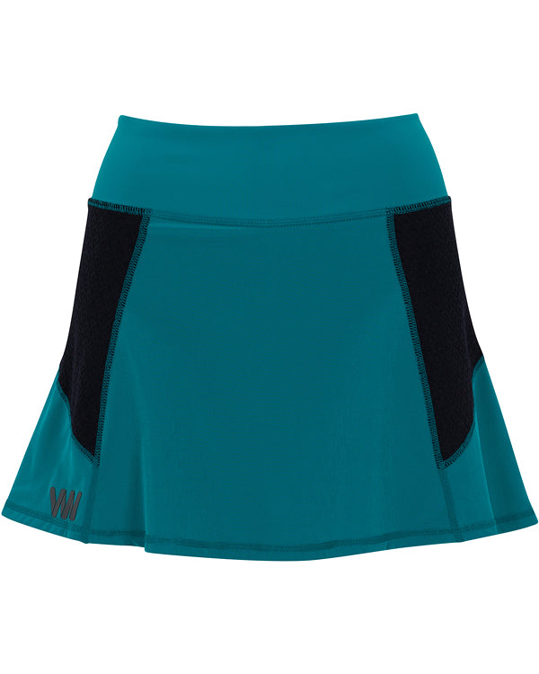 Wringer Wear Women's Moab 12" Pickleball Skirt | Deep Lake