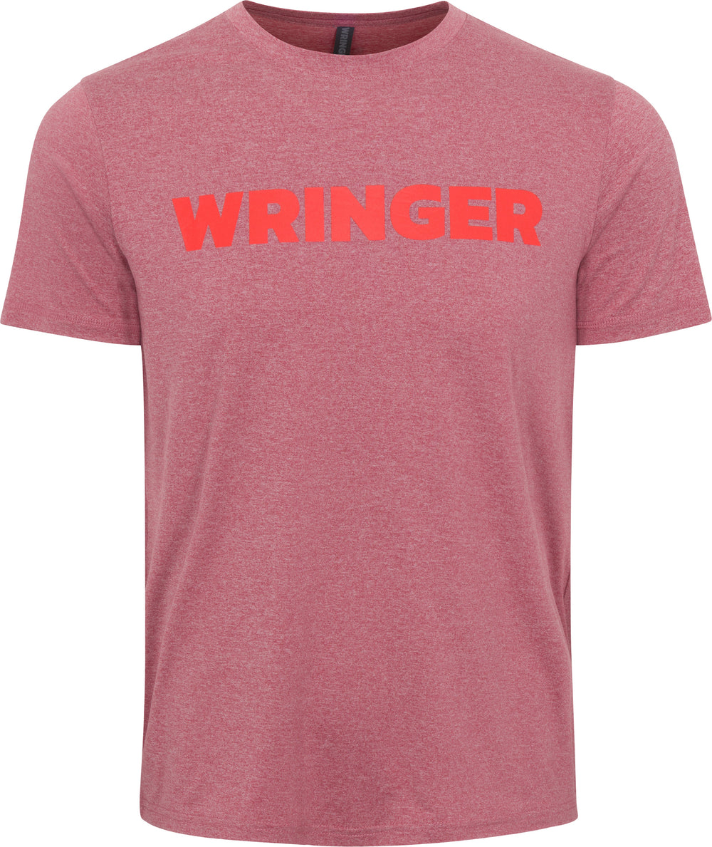Wringer Wear Men's Wringer Performance Tee | Heather Sun Dried Tomato