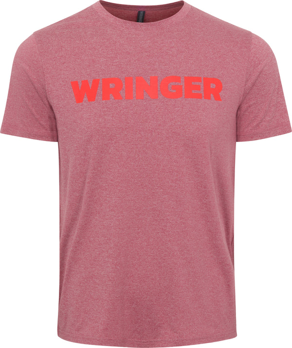 Wringer Wear Men's Wringer Performance Tee | Heather Sun Dried Tomato
