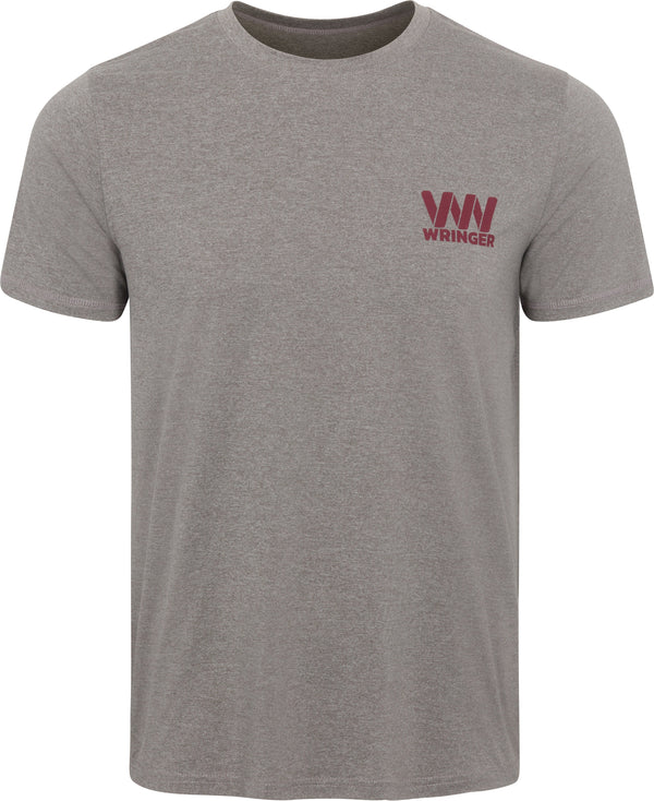Wringer Wear Men's Fast Hands Graphic Tee | Heather Grey