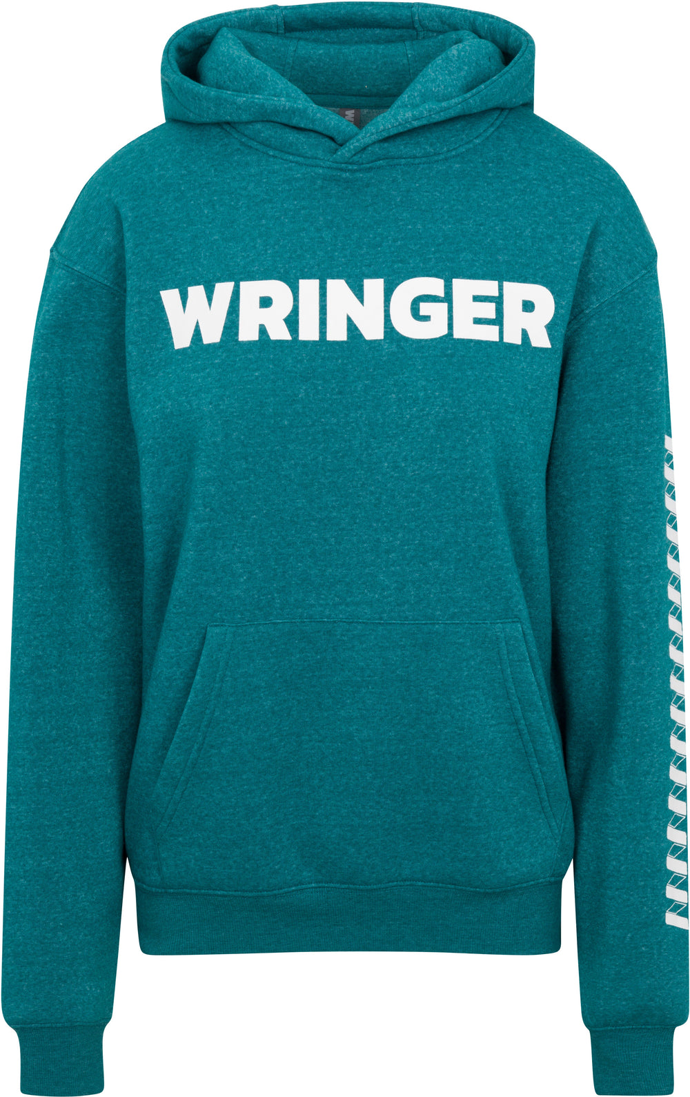 Wringer Wear Men's Core Graphic Hoodie | Heather Deep Lake
