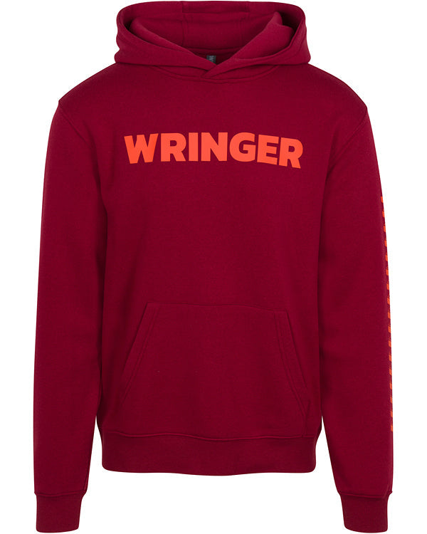 Wringer Wear Men's Core Graphic Hoodie | Heather Sun Dried Tomato