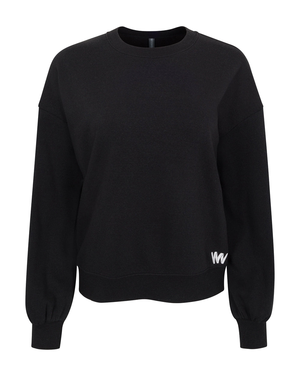 Wringer Wear Women's Crew Neck Sweatshirt | Black