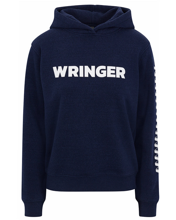 Wringer Wear Women's Core Graphic Hoodie | Navy