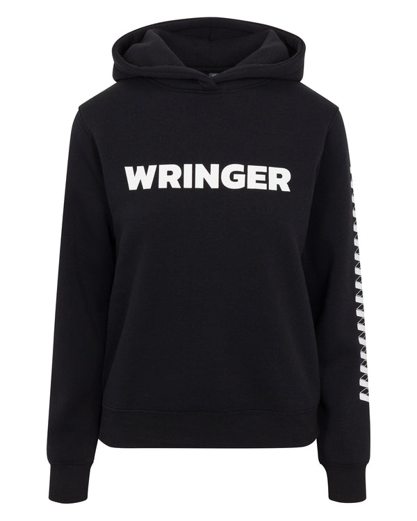 Wringer Wear Women's Core Graphic Hoodie | Black