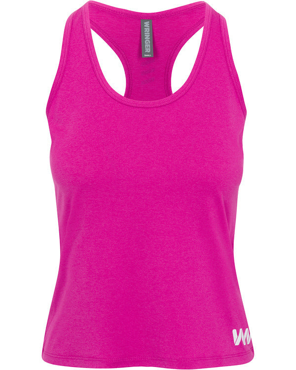 Wringer Wear Women's Sierra Racerback Tank | Fuchsia Red