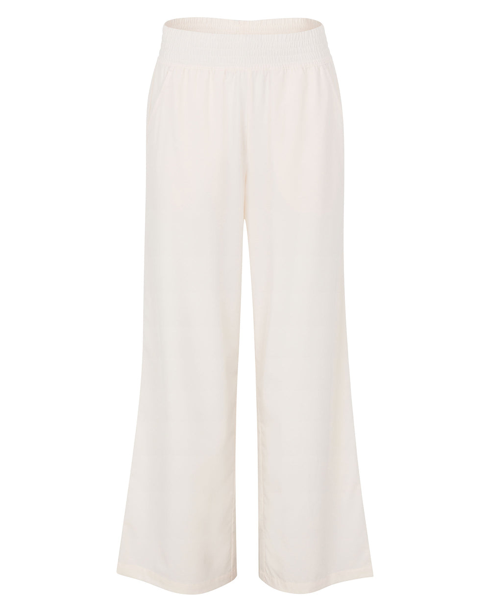Wringer Wear Women's Wide Leg Pant | Whisper White