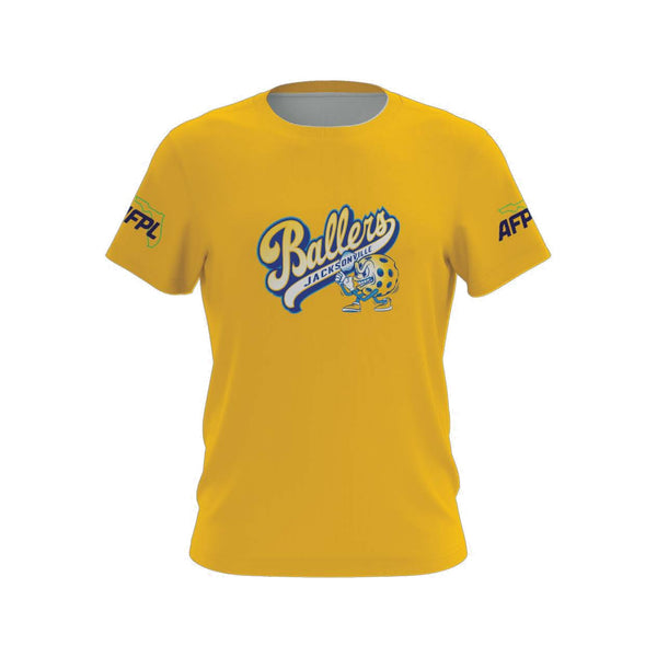 Jacksonville Ballers AFPL team fan shirt, front view