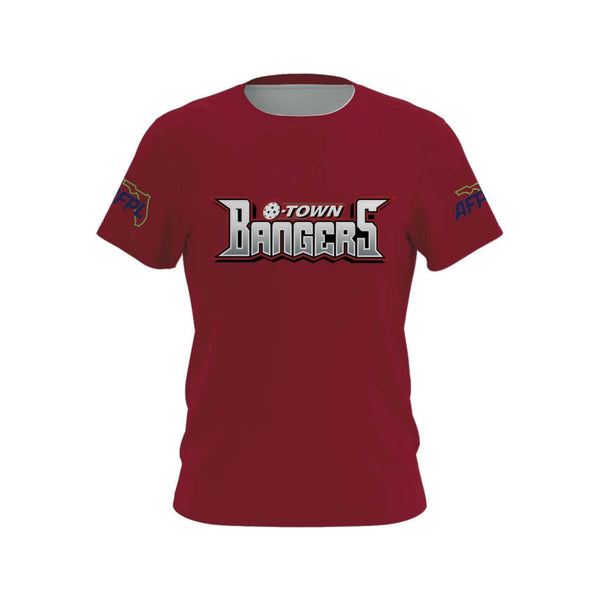 O-Town Bangers AFPL team fan shirt, front view
