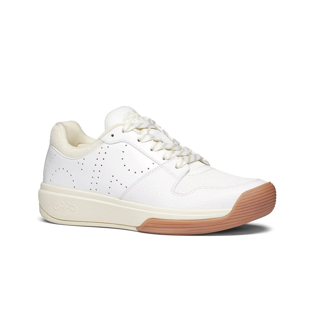 DAPS Desi Low Women's Pickleball Shoes | White/Cream