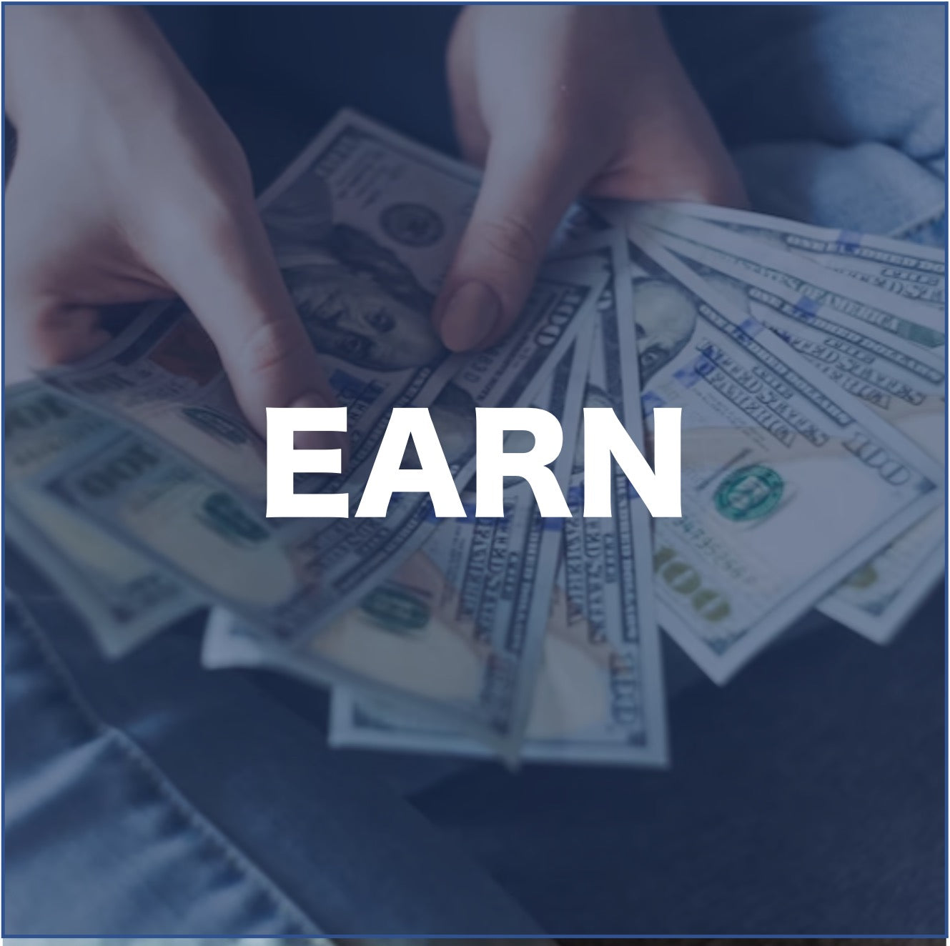 Graphic of pickleball affiliate program reading "Earn". | Household Staffing