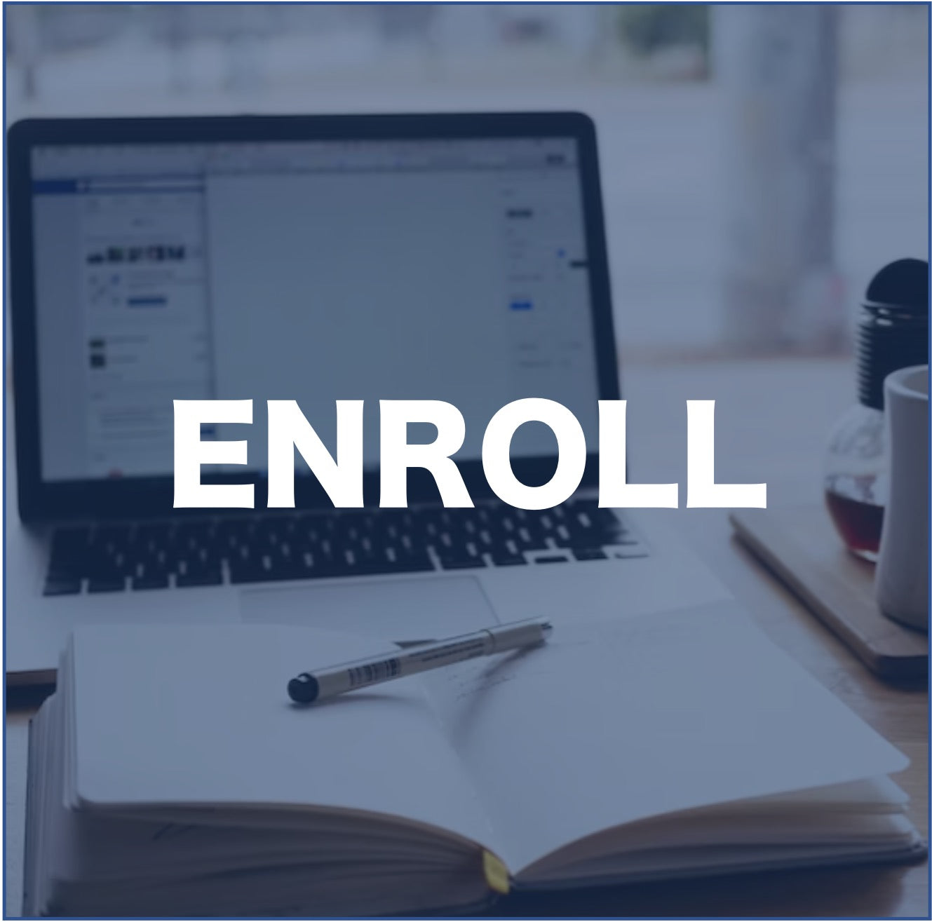 Graphic of pickleball affiliate program reading "Enroll". | Household Staffing