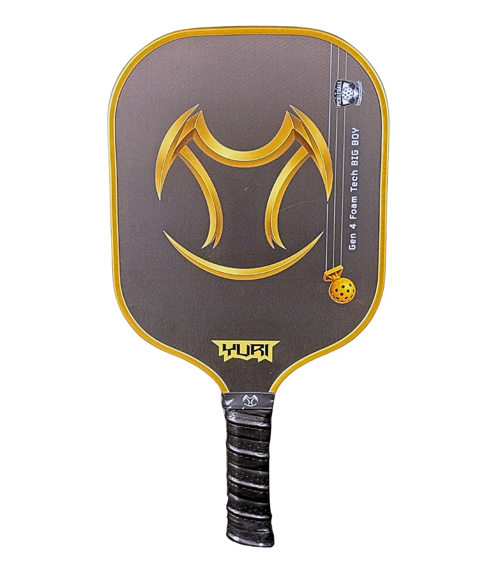 Yuri Golden Pickle Pickleball Paddle | Wide Body