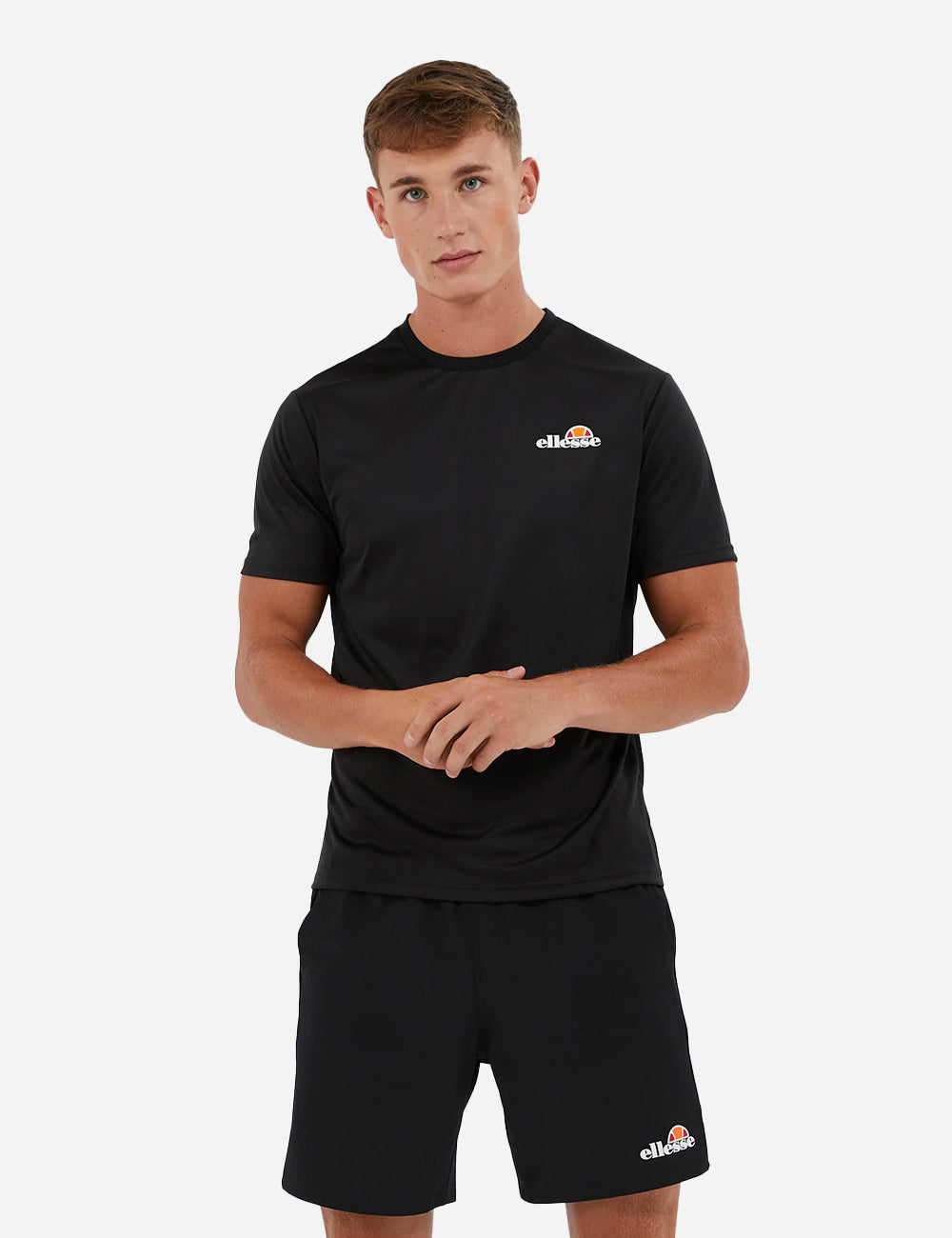 ellesse Nibani Tee Pickleball Shirt - Black
