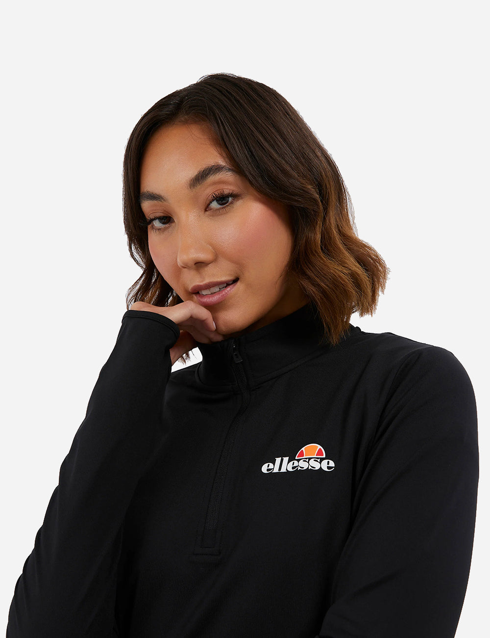 ellesse Pennatta Quarter Zip - Black