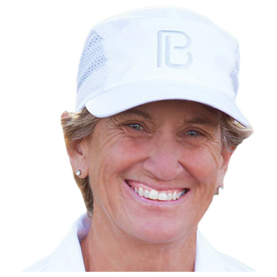 Pickleball Bella White Embroidered Cap