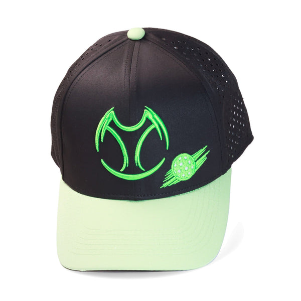 Lime and Black Pickleball Hat V2