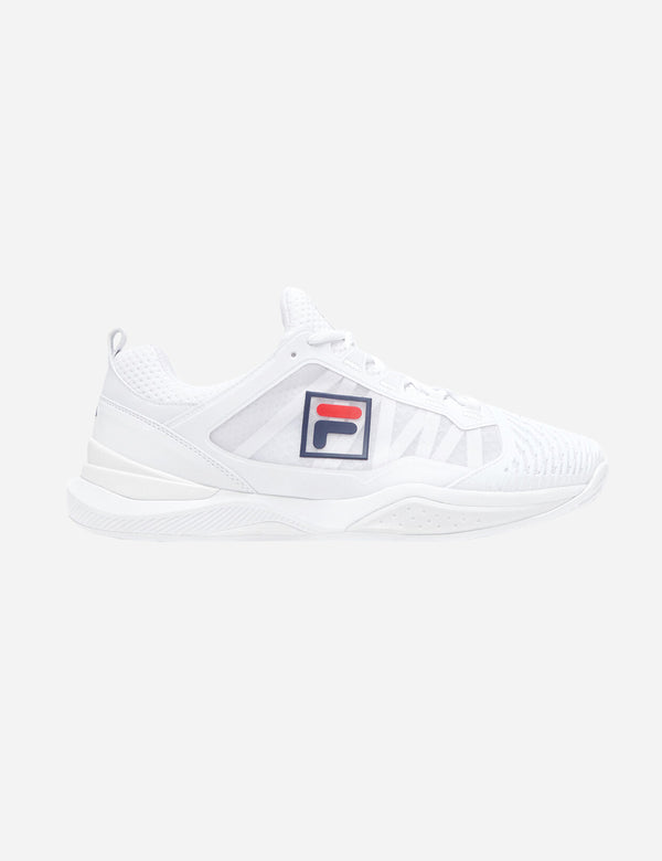 Image of FILA Speedserve Energizer Women's Pickleball Shoes (White) | Pickleball Superstore