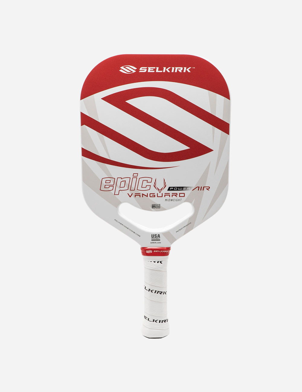 Selkirk Vanguard Power Air Epic Midweight Pickleball Paddle - Red