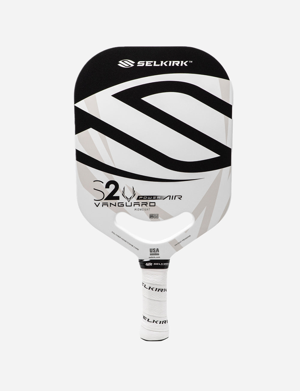 Selkirk Vanguard Power Air S2 Midweight Pickleball Paddle - Black