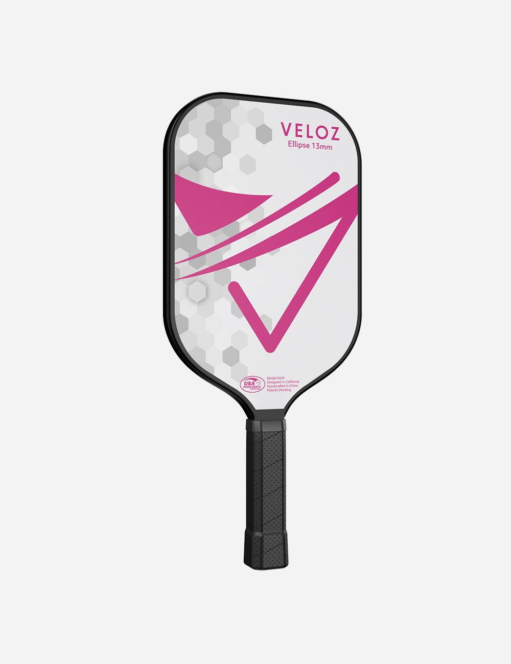 VELOZ Ellipse 13mm Pickleball Paddle Fuchsia