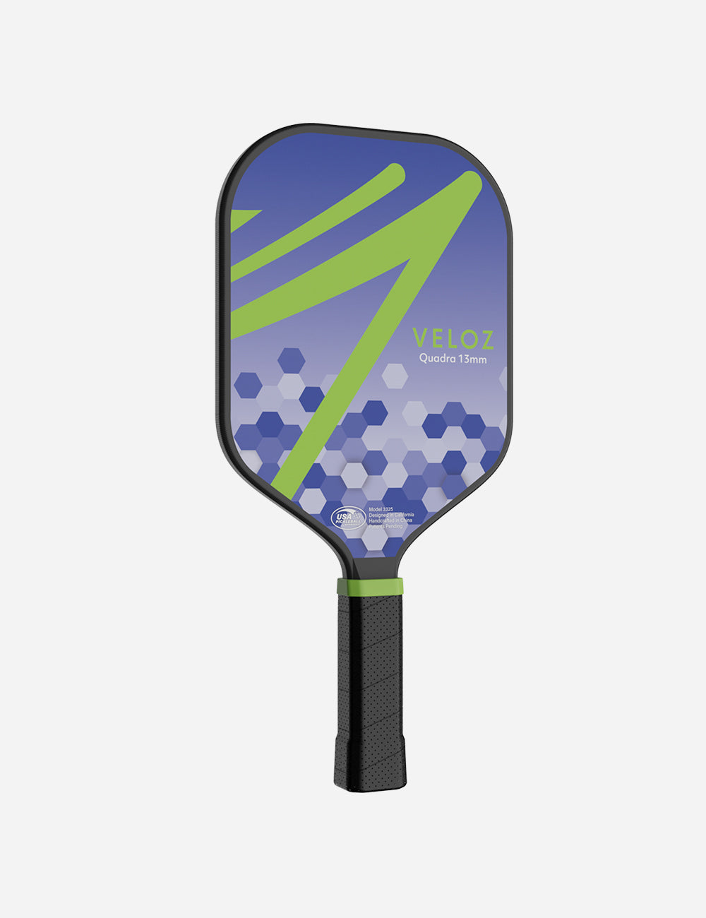 VELOZ Quadra 13mm Pickleball Paddle - Green